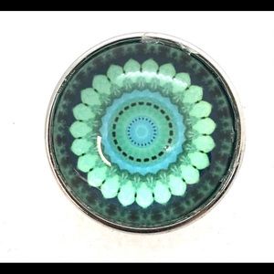 Mandala #9 Snap button 20mm Gingersnaps ASN20